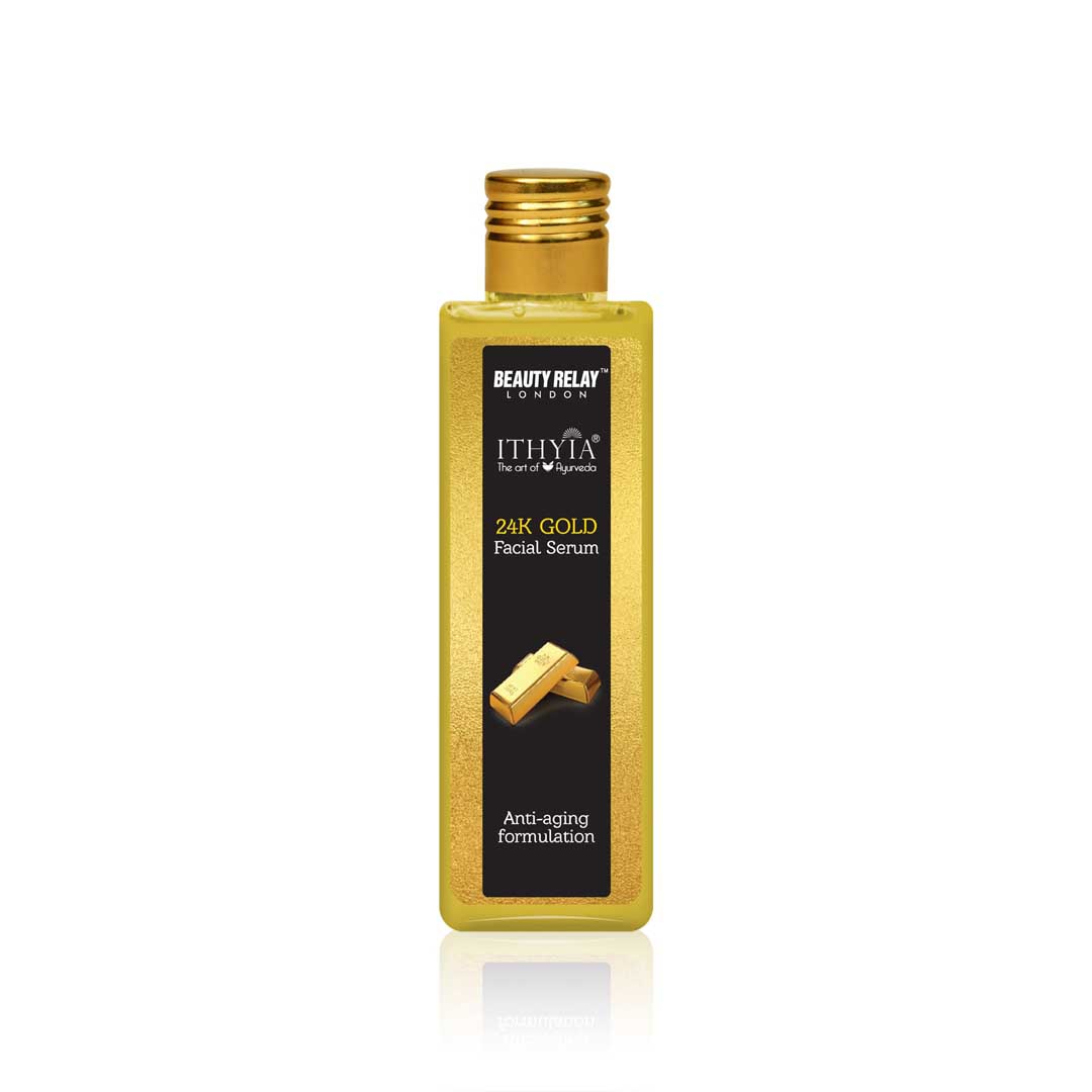 24k gold facial serum for skin care - Beauty Relay India