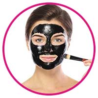 Charcoal Facial Kit With Peel Off Rubber Mask