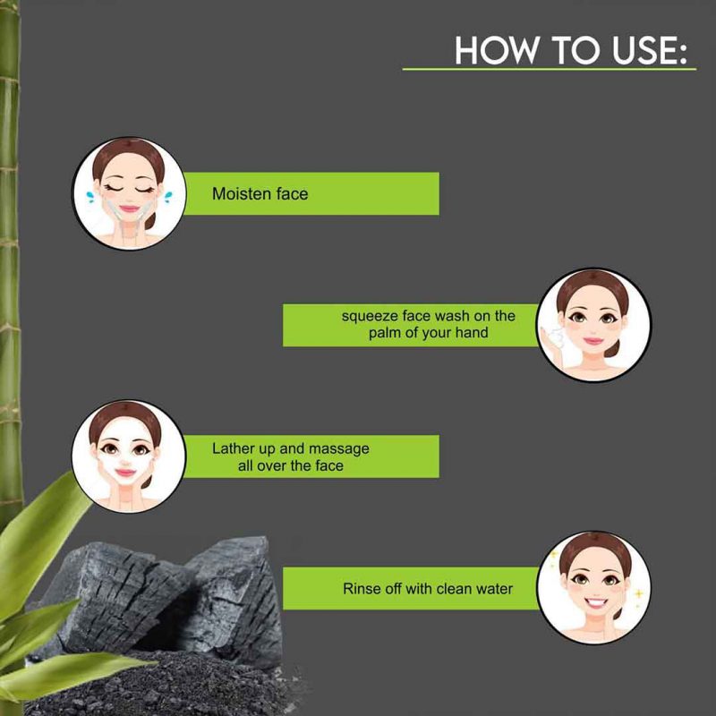 Activated Charcoal Face Wash - Beauty Relay India