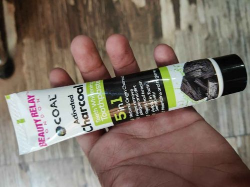 Teeth Whitening Charcoal Toothpaste With Clove - 100g photo review