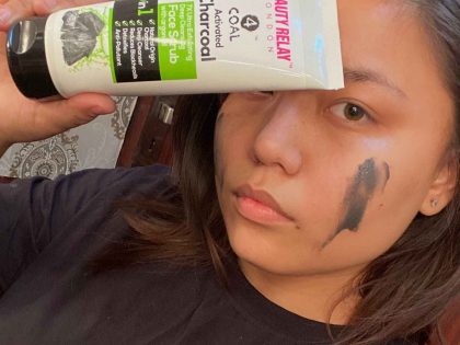 Activated Charcoal Face Scrub With Aloe Vera - 180g photo review