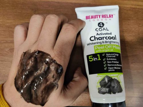Activated Charcoal Peel Off Mask With Aloe Vera - 200 ml photo review