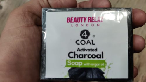 Activated Charcoal Soap With Aloe Vera Extract - 125 gram photo review