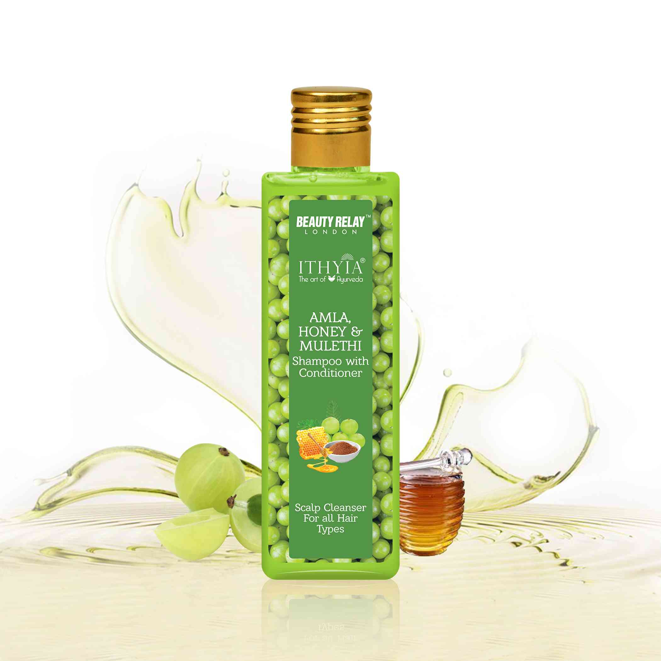 Shampoo And Conditioner with Amla And Mulethi