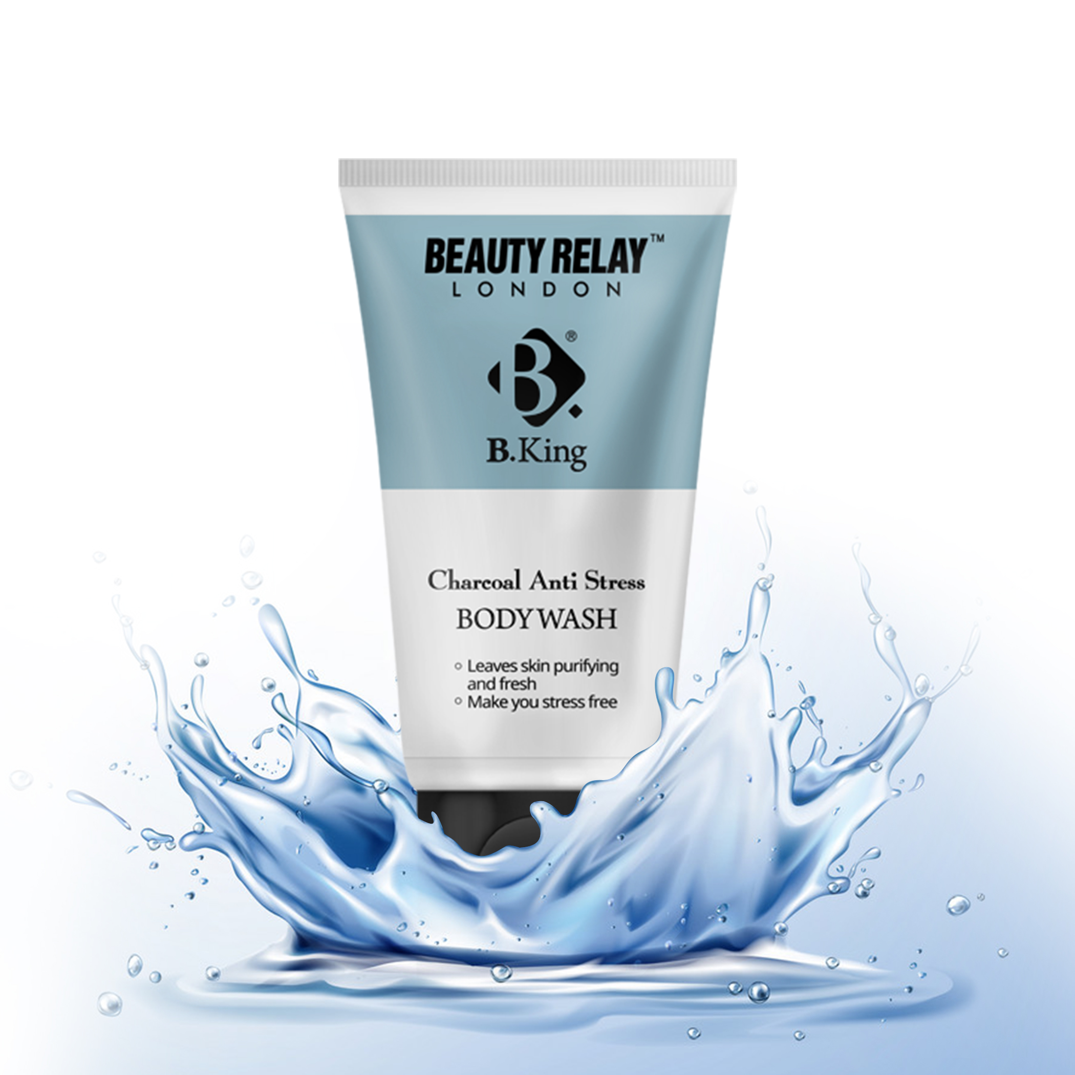 Charcoal Anti Stress Body Wash - Beauty Relay India