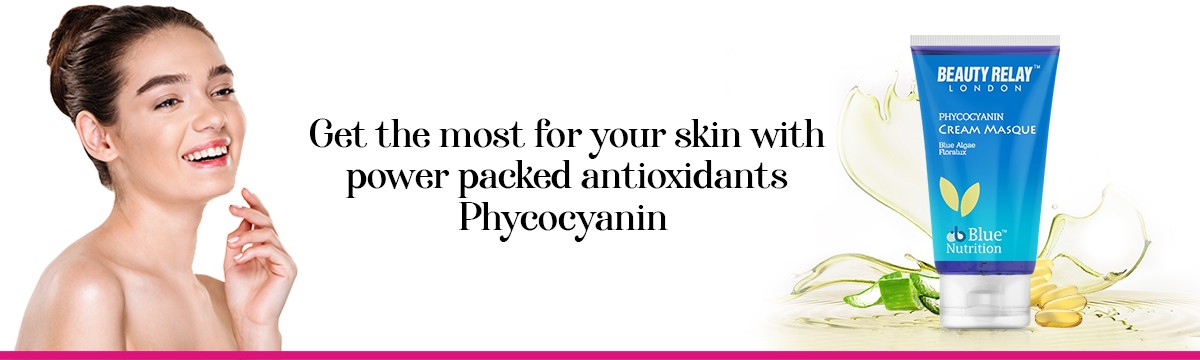 Face Cream Masque With Phycocyanin Powder