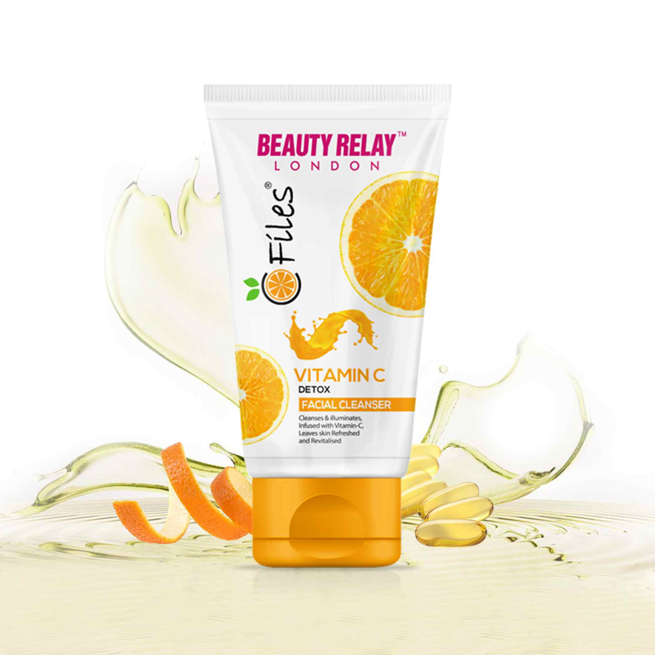 Facial Cleanser With Vitamin C Anti Aging Face Wash