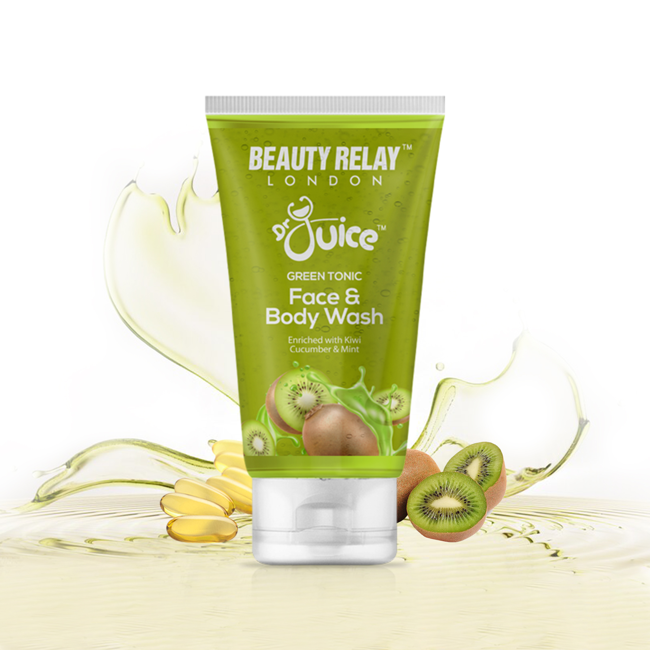 Deep Cleansing Face And Body Wash with Kiwi