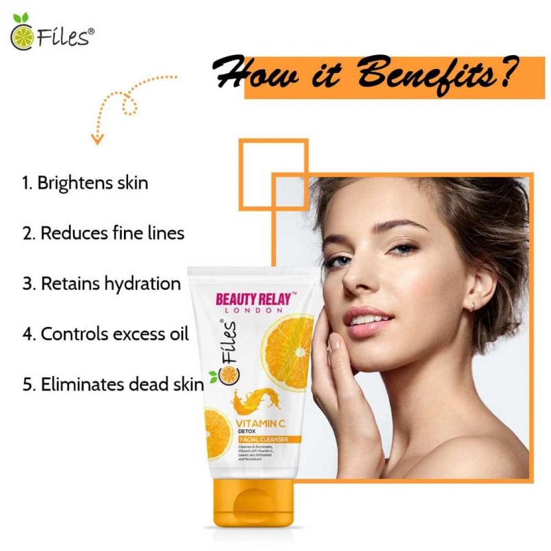 Facial Cleanser With Vitamin C - Beauty Relay India