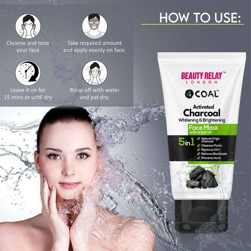 Charcoal whitening & brightening - Beauty Relay India