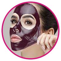 Coffee Facial Kit with Peel off Rubber Mask