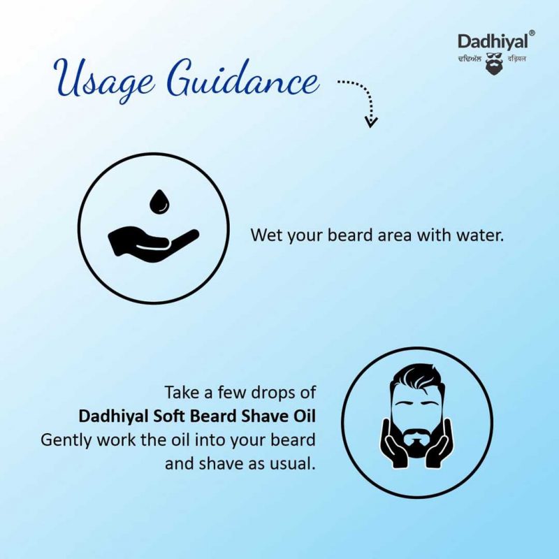 Soft Beard Shave Oil usage guidance - Beauty Relay India