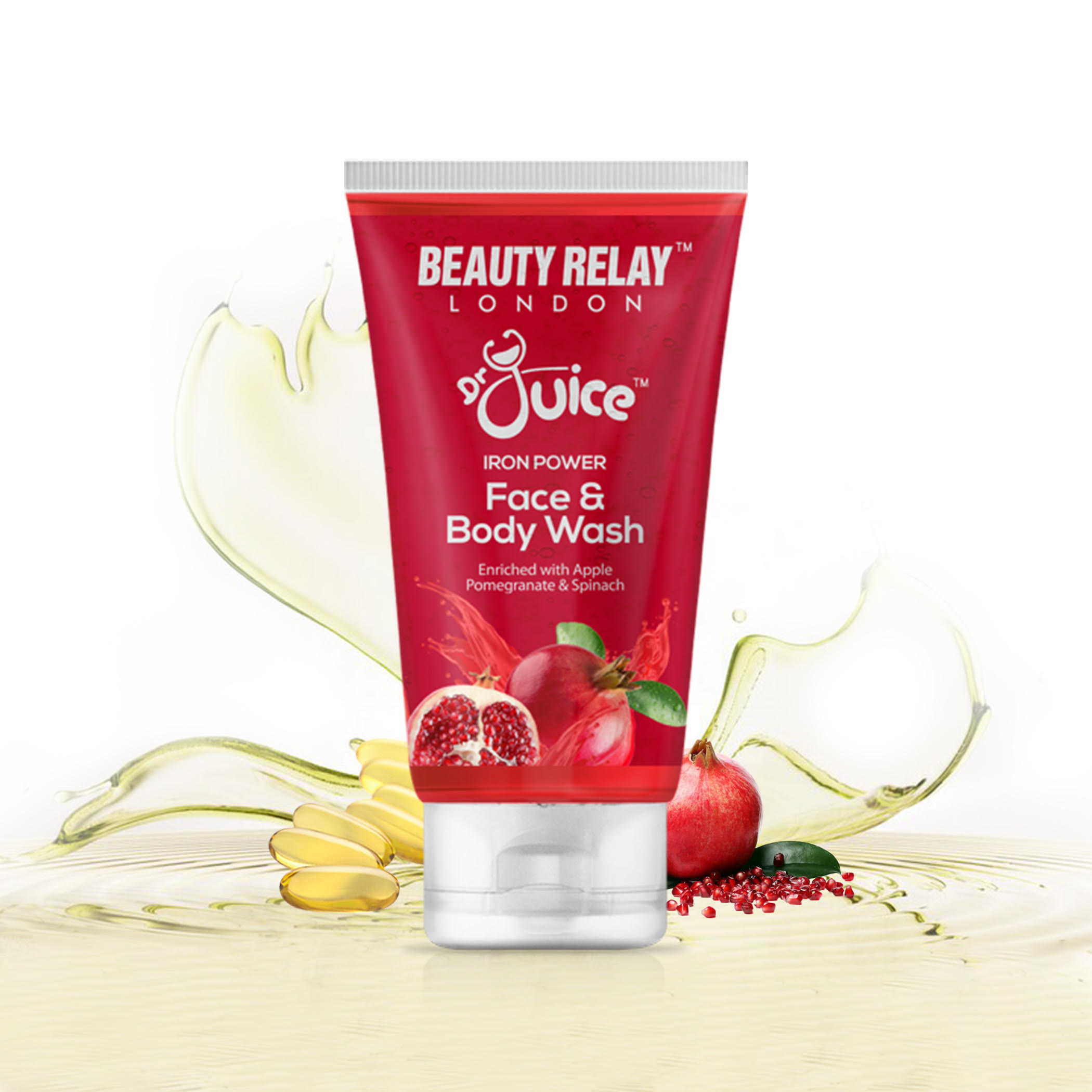 Face And Body Wash With Pomegranate